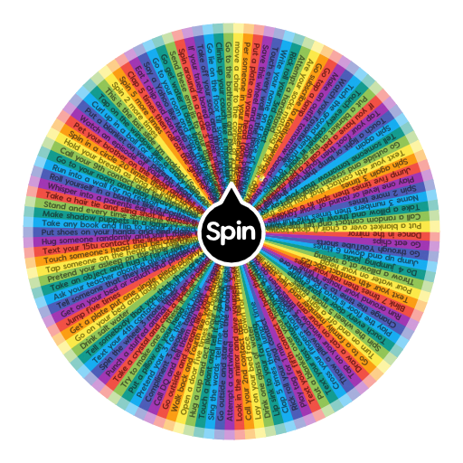 Things to do when your bored. Spin the Wheel Random Picker