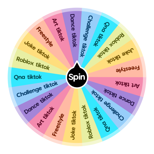 Tiktok Spin The Wheel App - roblox dance challenge