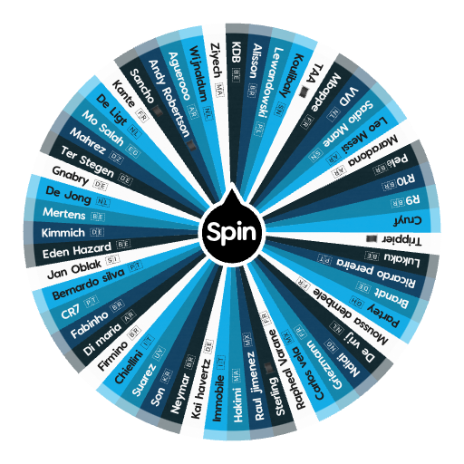 TOP 55 SOCCER PLAYERS | Spin the Wheel - Random Picker