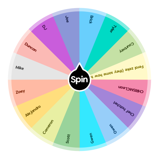 TOTAL DRAMA ALL STARS BUT MY VERSION Spin The Wheel App