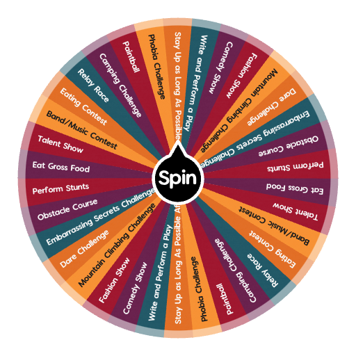 Total Drama Island Style Challenges For Stories Spin The Wheel