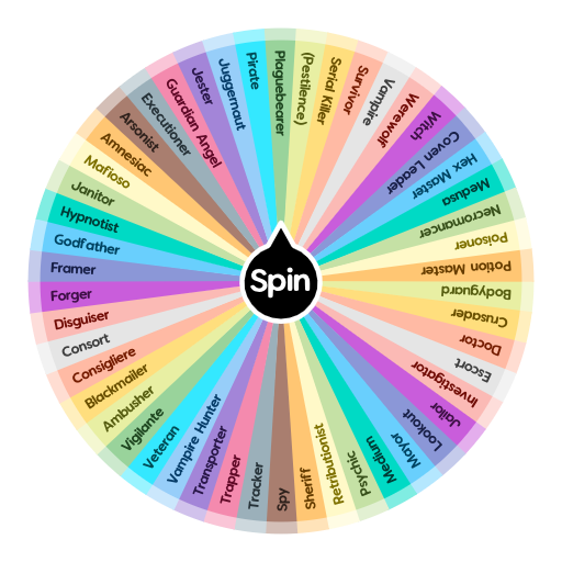 Town of Salem Roles  Spin the Wheel - Random Picker