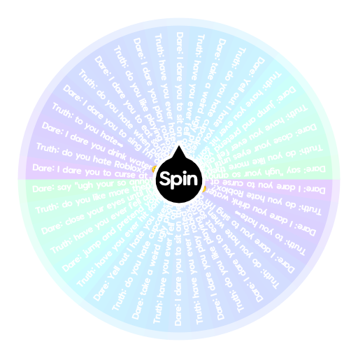 Truth Or Dare 2 Spin The Wheel App - eat the water roblox