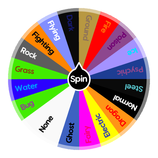 TYPES (pokemon) | Spin The Wheel - Random Picker