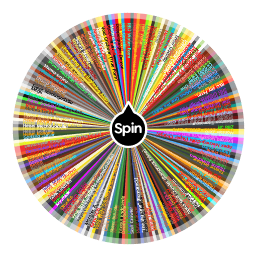 Ultimate Kaiju Wheel Spin the Wheel Random Picker