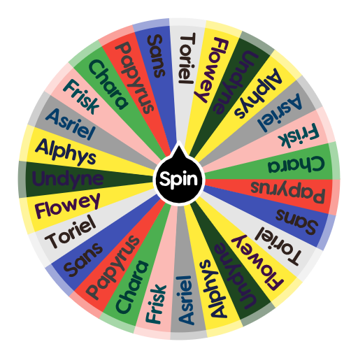 Which Sans are You?  Spin the Wheel - Random Picker