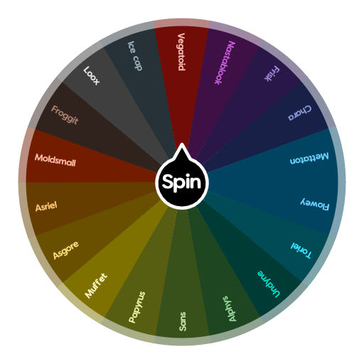 Undertale Characters - ❤  Spin the Wheel - Random Picker