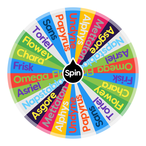 What Sans are U ? (Undertale)  Spin the Wheel - Random Picker