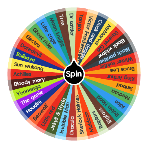 Unmatched Character Select | Spin The Wheel App