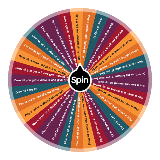 Uno but It s Rigged Spin the Wheel Random Picker