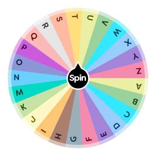 alphabet spin the wheel app