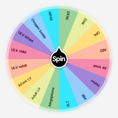 Random Wheeled Machine Hand on Equipment | Spin The Wheel - Random Picker