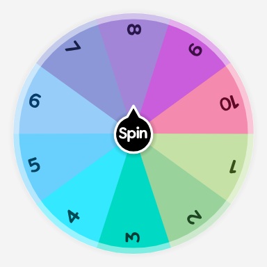 You can't reach 10 | Spin The Wheel - Random Picker