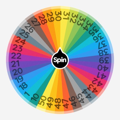 1-50 | Spin the Wheel - Random Picker