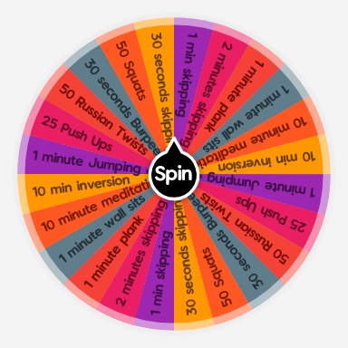 Exercise Wheel | Spin The Wheel - Random Picker