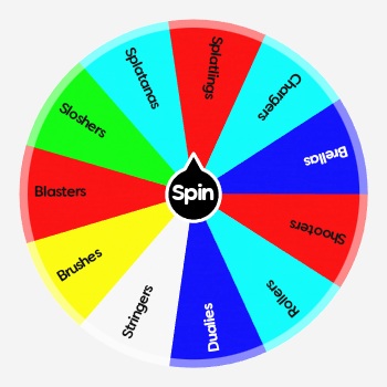 Splatoon 3 wheel (weapons) | Spin the Wheel - Random Picker