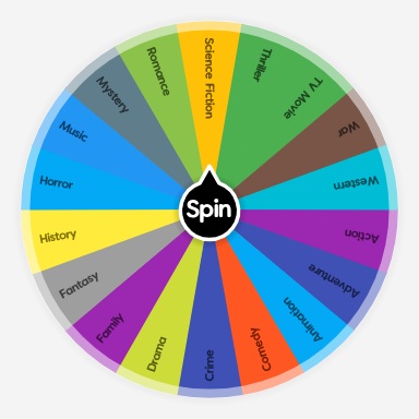 Genre of Films to watch | Spin the Wheel - Random Picker