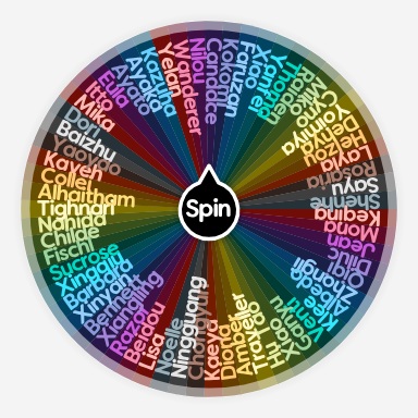Genshin Impact Characters | Spin The Wheel - Random Picker