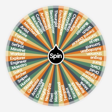 Fanatsy Wheel Spinner ๐ฎ Fantasy Classes ๐ฎ | Spin The Wheel - Random Picker