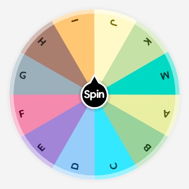 Alphabet | Spin The Wheel - Random Picker