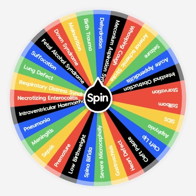 💀Death in Infants/Babies💀 | Spin The Wheel - Random Picker