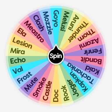Random R6 Strat Wheel Defend RB6 | Spin The Wheel - Random Picker