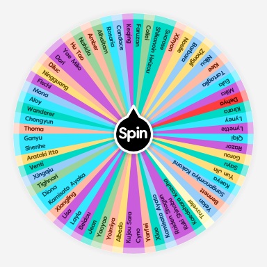 Genshin Impact Characters | Spin The Wheel - Random Picker