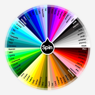 Color Spin Sample 72 colors | Spin The Wheel - Random Picker