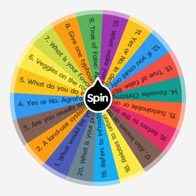 Random Get To Know You Questions | Spin the Wheel - Random Picker