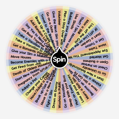 Sims 4: Gameplay Progression (No Mods) | Spin The Wheel - Random Picker