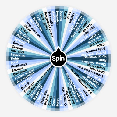 Random Accessories Wheel 🎀Accessories for OCs🎧 | Spin The Wheel · Random Picker