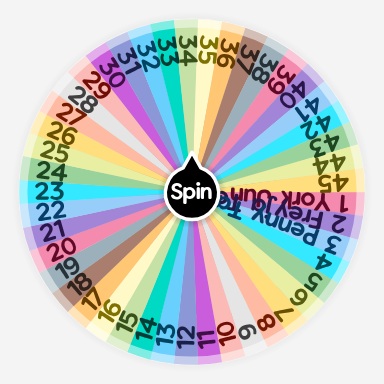45 spots | Spin The Wheel · Random Picker