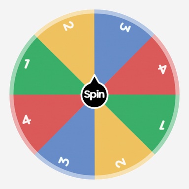 Character Wheel: 1-4 | Spin the Wheel - Random Picker