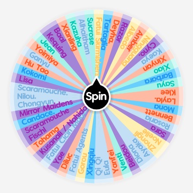 genshin impact characters | Spin The Wheel - Random Picker