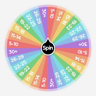 age | Spin The Wheel - Random Picker