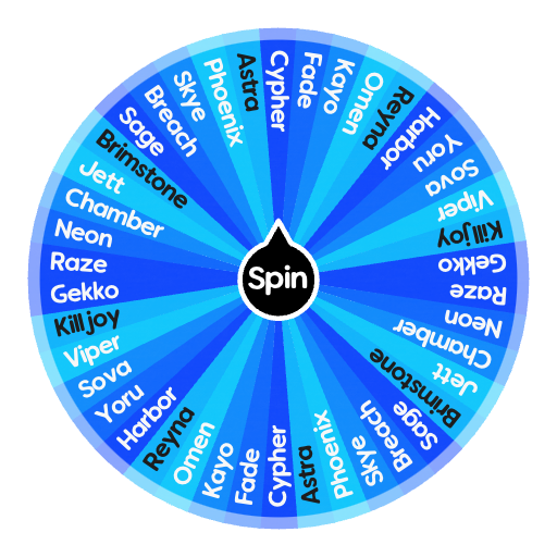 Valorant Agents Spin The Wheel Random Picker