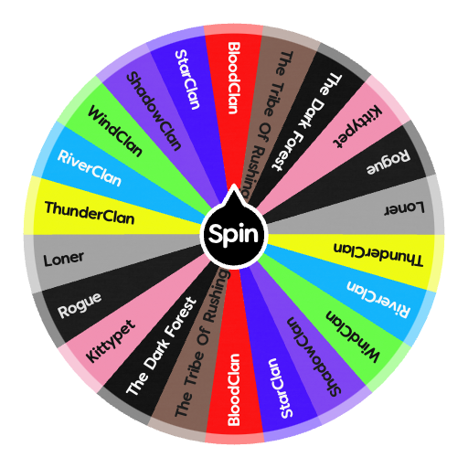 Warrior Cats Clans | Spin the Wheel - Random Picker