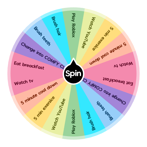 Weekend morning routine | Spin the Wheel - Random Picker