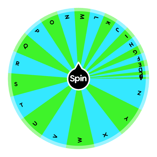 Letter R Wheel Weighted Letter Wheel | Spin The Wheel - Random Picker
