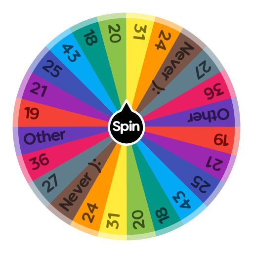 What age will you get married? | Spin The Wheel App