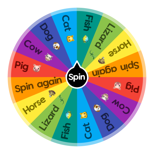 What animal are you Spin the Wheel Random Picker