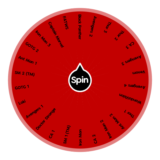 What Are You Going To Watch? (Marvel) | Spin the Wheel - Random Picker