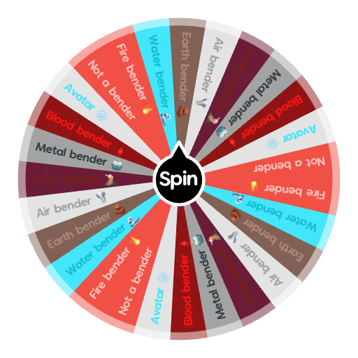 What bender are you Spin the Wheel Random Picker