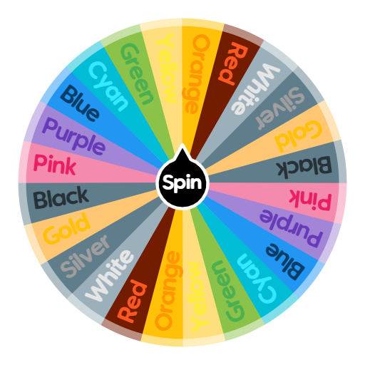 What color clothes will you where today? | Spin the Wheel - Random Picker