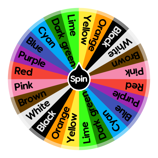 What color should I be in among us! | Spin The Wheel App