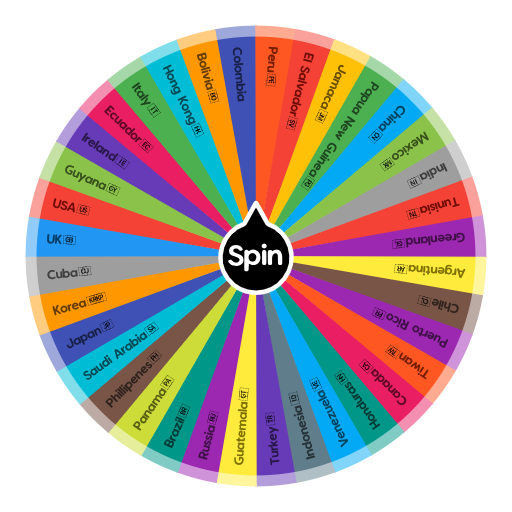 What Country do You Live in | Spin The Wheel App