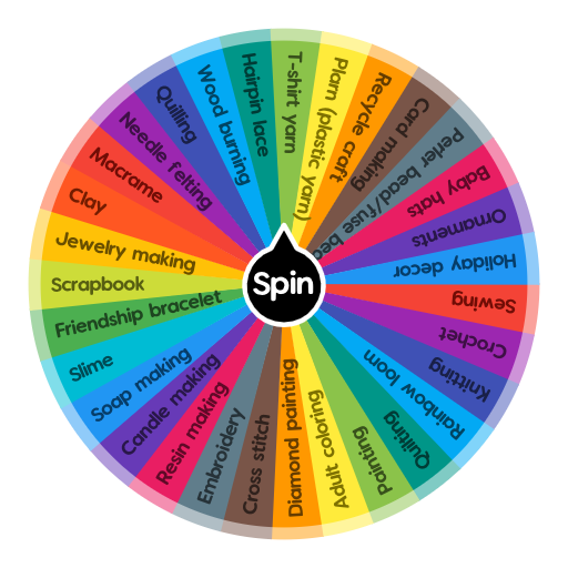 What Craft to Try | Spin the Wheel - Random Picker