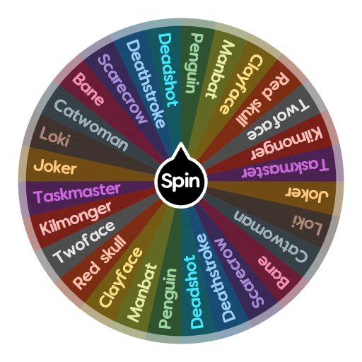 What DC character you will fight | Spin the Wheel - Random Picker