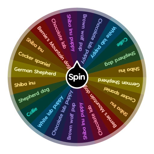 What dog am i?🐕🐩 Spin the Wheel Random Picker