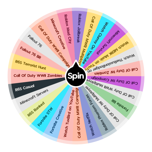What Game Spin The Wheel App - merkmusic roblox